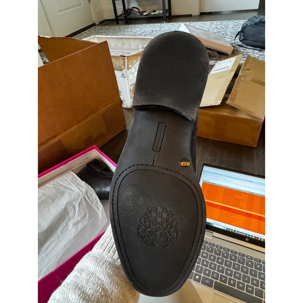 New In Box Vince Camuto Amiyah Over the Knee Riding Boots in Black / $159 MSRP - Picture 7 of 9